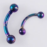 Oilslick Anodized Titanium Body Piercing Jewelry