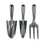 one99 Heavy Duty Hammer Tone steel gardening hand tool set