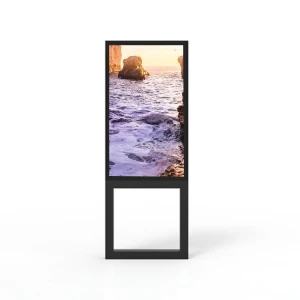 Online Support Outdoor Full Brightness Floor Standing Lcd Advertising Player For Hotels