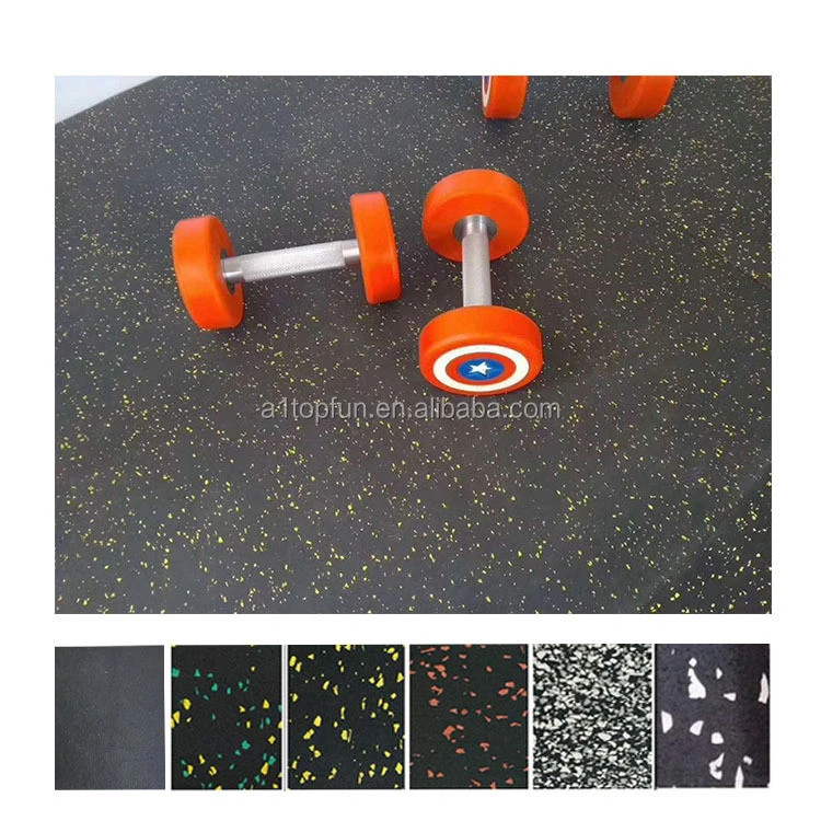 Onsite Training After-sale Service rubber gym flooring