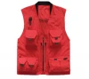 Outdoor Breathable Multi Pocket Men Fashion Camera Vest for Fishing or Hiking