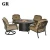 Import Outdoor Garden Furniture Outdoor Gas Fire Pit Dining Tables Set from China