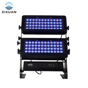 Outdoor led city color light colorful dmx led wall washer spot light RGBW 1000w waterproof flood light for city building
