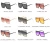 Import Oversize vintage square sun glasses 2021 2022 coloful UV400 PC lens women sunglasses from China