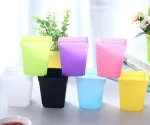 P272 Mini Colorful Flower Pots Desktop Potted Plants Succulents Plastic Flower Pots Home Decor Square Candy Colors Planters