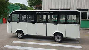 Passenger Recreational 4 Wheel Outdoor Sightseeing 14 Seater Utility Amphibious Electric Vehicle Shuttle Bus Cart For Sale