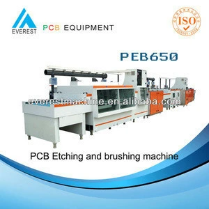 PCB etching and brushing machine