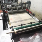 PE Concave and convex lock zipper plastic bag making machine