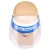 Import PET bracket children custom reusable plastic fashion face shield with frames visor from China