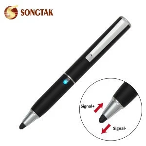 phone accessories metal stylus touch pen with clip