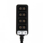 Photo Studio Accessories Male D-Tap B Type Power to 4 Female D-Tap P-Tap Hub Adapter for Photography Power