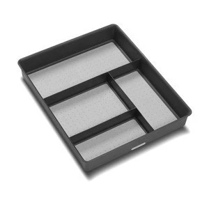 Plastic 4 Compartments drawer organizer Basic Gadget drawer Tray Organizer Multi-Purpose ivided  drawer Storage box