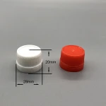 plastic cap plastic tamper evident cap with foam liner for 24mm bottle