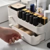 Plastic container storage box Best Quality Hot Selling Desk Stationery Multifunctional Drawer Cosmetic Storage Bo