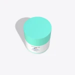 Plastic Empty Double Jar 1oz 30g Thick PET Cosmetic Frosted Blue Jar With Lid For Skincare Cream Jars in vietnam manufactory