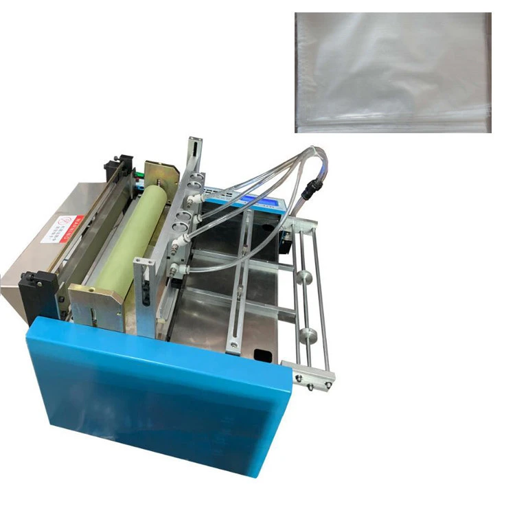 plastic heat sealing cold cutting bag making machine