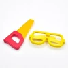 Plastic outdoor woodworking tools Saw & EVA glasses set educational tools