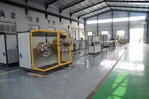 plastic product making machine of drip tape with flat emitters