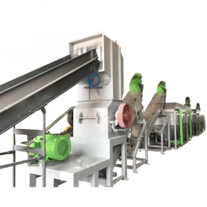 Plastic recycle PET bottles crusher washer dryer plant recycle line plastic machinery