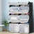 Import Plastic shoe rack with cover DIY shoe rack cabinet 12 Door Black from China