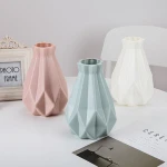 Plastic vase decoration living room flower arrangement dried flower vase bamboo hydroponic vase