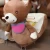 Import Plush Bear Rocking Horse Kids Wood Material Rocking Chair Horse Toy from China