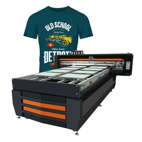 PO-TRY Hot Selling High Precision Digital Textile Printer Large Format Flatbed Printer For T-shirt