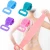 Import Popular Strap Silicone Body Massage Silicone Back Bath Body Brush Double Sided Skin Scrubbing Strap Towel from China