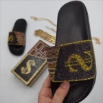 Popular US Dollar Color Diamond Summer Womens Slippers
