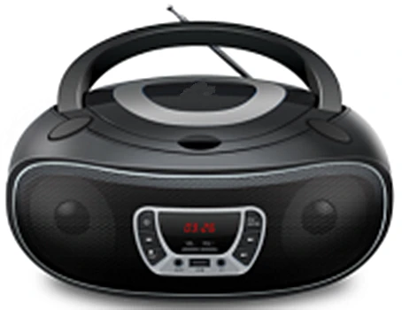 Portable LCD Display Top loading CD Player Compatible With CD/CD-R/CD-RW  MP3 PLL Radio Player CD Boombox
