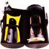 Portable travel shoe brush and shoe horn set shoe polish care kit