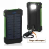 Portable Waterproof Solar power bank 6000mah Dual USB External Battery