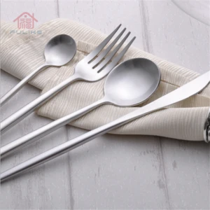 Portuguese Style 304 Stainless Steel Cutlery Food Tableware Hotel Western-style Flatware Set Steak Knife Spoon Fork