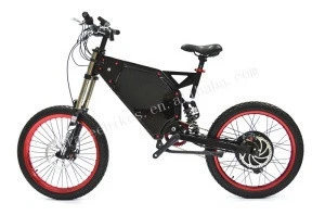 powerful 72v5000w enduro electric bicycle with battery