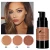 Import private label long lasting full coverage blemish free bronzer makeup natural tan liquid foundation for dark skin from China