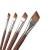 Import Professional Artist Painting Angle Shape Wooden Handle TaklonHair Paint Brush from China