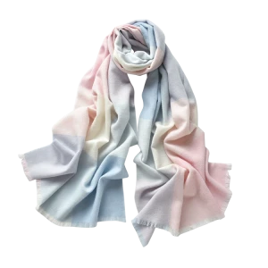 Professional Manufacturer Anti Static Knitted Scarf Lady 100 % Cashmere Scarves