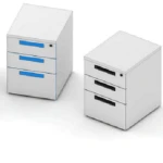 Professional small cheap office furniture 3 drawer metal mobile pedestal file cabinet