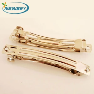 Promotion 10cm Metal Barrette Hair Clips Plain HC101 for Hair