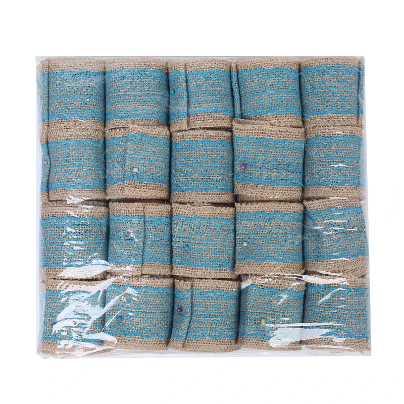 Promotion high quality curtain burlap roll poly burlap mesh roll braided rope 6mm