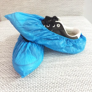 Promotional Price Anti Slip Pp Shoe Cover With Underprinting Dustproof Stamp Shoes Covers Nonwoven Protective Overshoes Overshoe