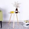 Promotional Various Durable Using Simple Modern Gold Color Table with 3 legs Coffee Table