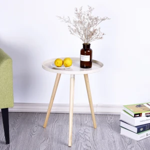 Promotional Various Durable Using Simple Modern Gold Color Table with 3 legs Coffee Table