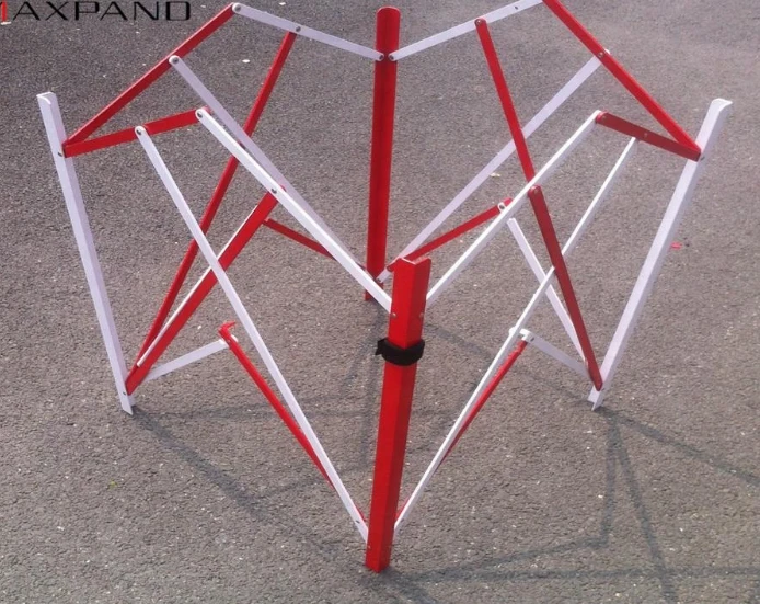 Protecting Construction Metal Fence Accessories Folding Metal Traffic Barrier