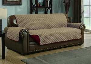 Protective brown color waterproof sofa cover for home use