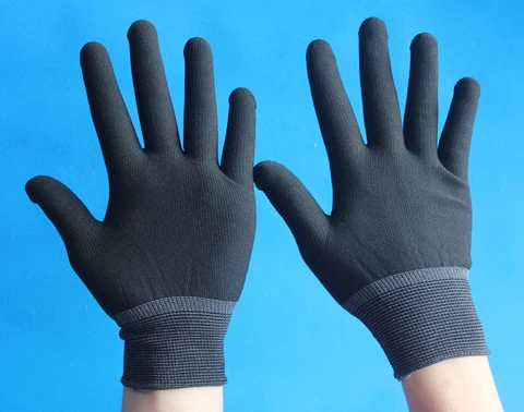 PU coated working safety gloves