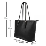 Pu Leather Purse Handbag Set for Women Polynesian Hawaii Hibiscus Flower Print Handle Tote Bags Large Capacity Shoulder Purse