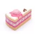 Import PU triangle cake toy high quality food stress ball ice cream cake foam ball from China