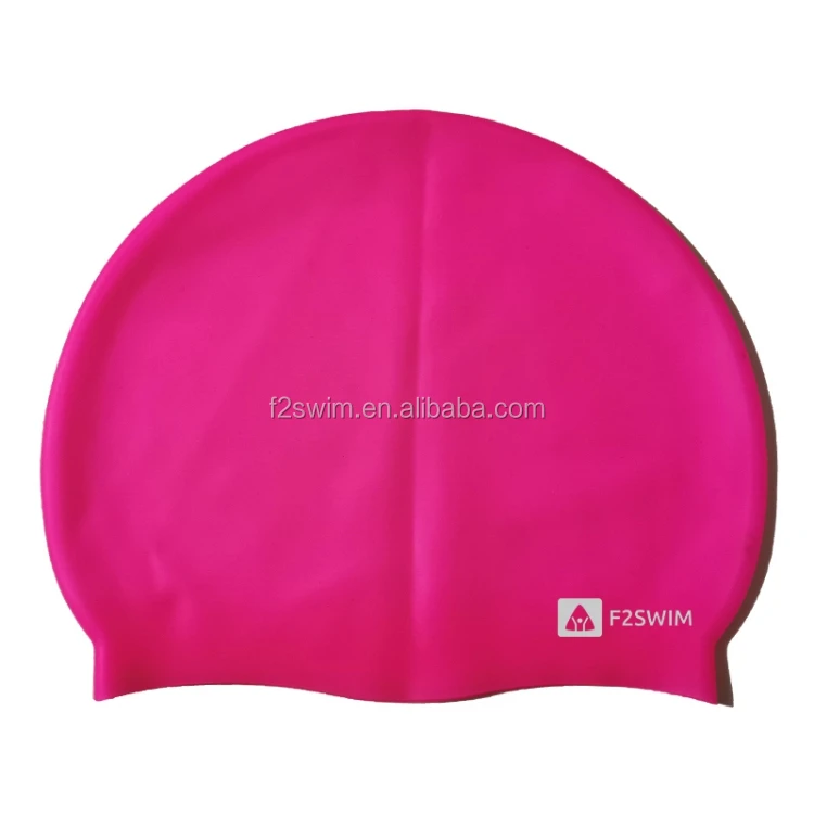 Pure Silicone Swim Cap Long Lasting Custom Logo Swim Cap
