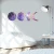 Import Purple Moon Wall Stickers Creative Kids Home Decoration Decals Self Adhesive Living Room Decorative Wall Murals from China